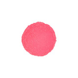 A round, textured pink squishy stress relief mini ball with a glossy finish and a smooth appearance.