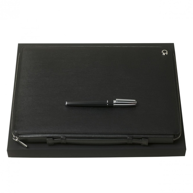 Set HUGO BOSS (fountain pen & conference folder A4) Set HUGO BOSS (fountain pen & conference folder A4)