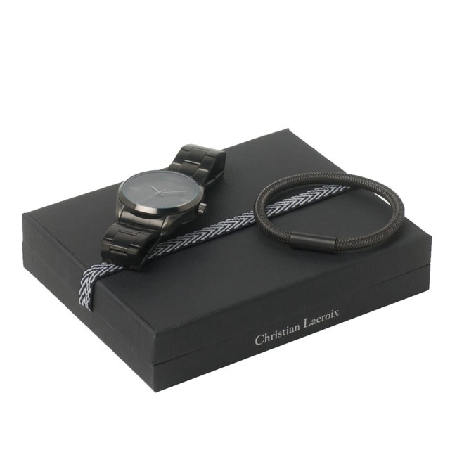 Set Textum Black (watch & bracelet) Set Textum Black (watch & bracelet)