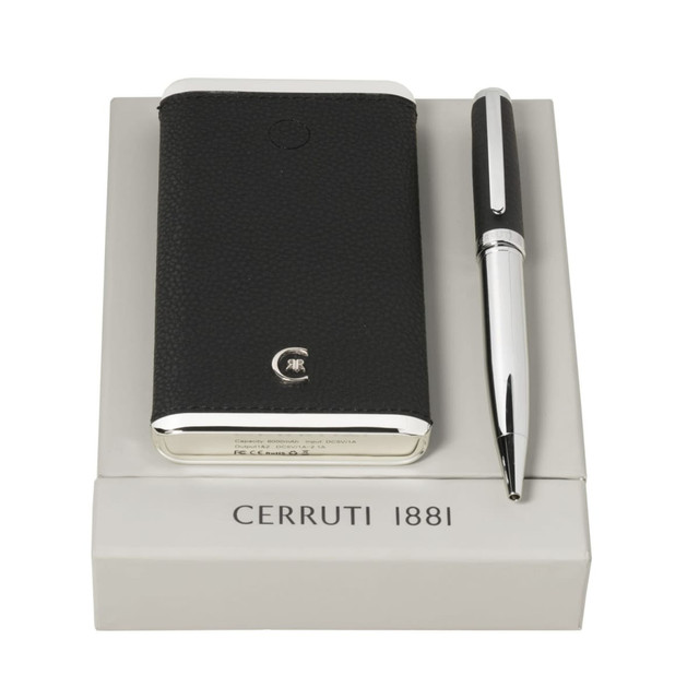 Set Hamilton Black (ballpoint pen & power bank) || GHM3MX Set Hamilton Black (ballpoint pen & power bank) || GHM3MX