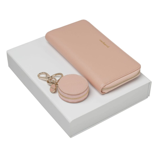 Set Bagatelle Rose (key ring & lady purse)