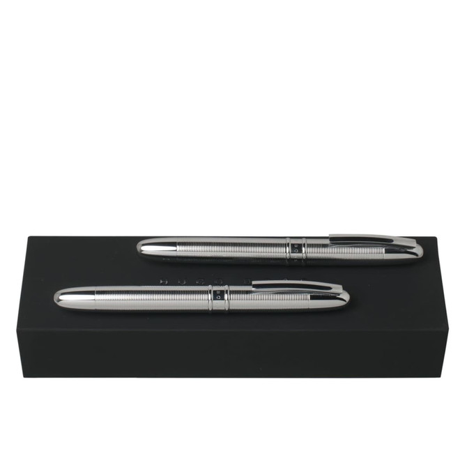 Set Stripe Chrome (rollerball pen & fountain pen)