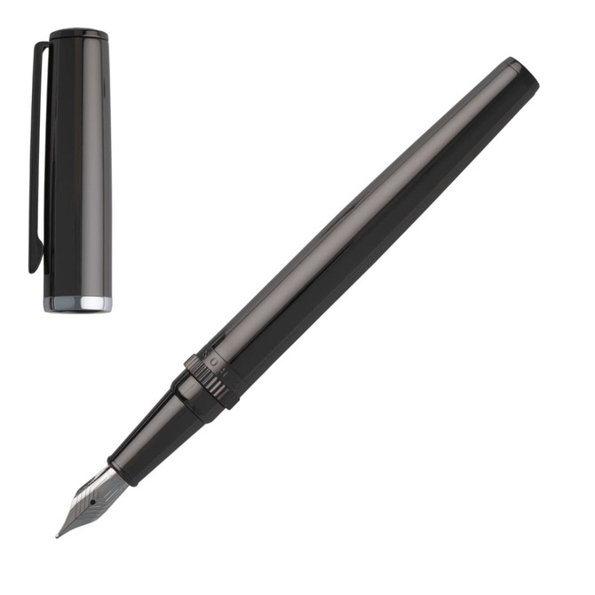 Fountain pen Gear Metal Dark Chrome