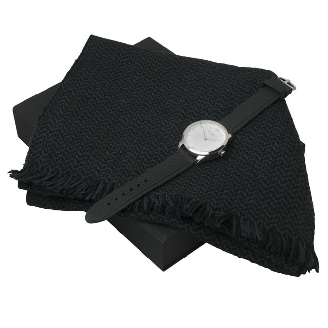 Set Celso Silver (watch & scarve)
