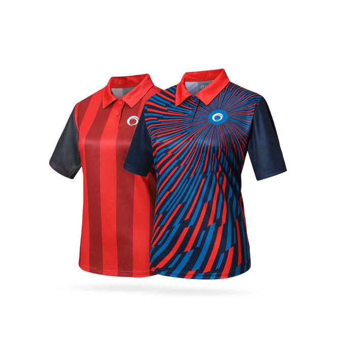 Women's 100% Polyester Sublimated Basic POLO