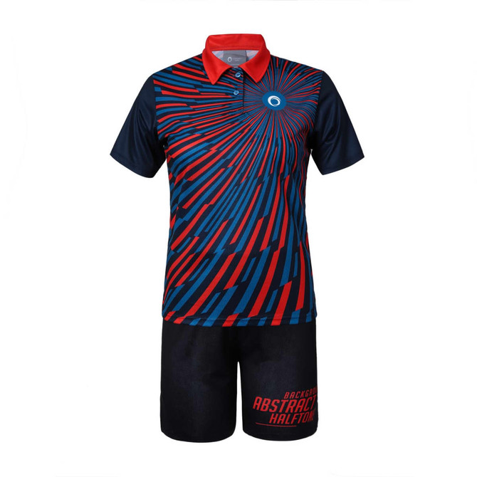 Women's 100% Polyester Sublimated Basic POLO