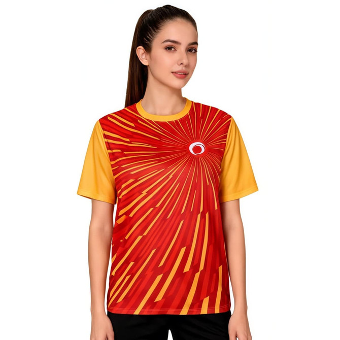 Women's 100% Polyester Sublimated Tee Shirt