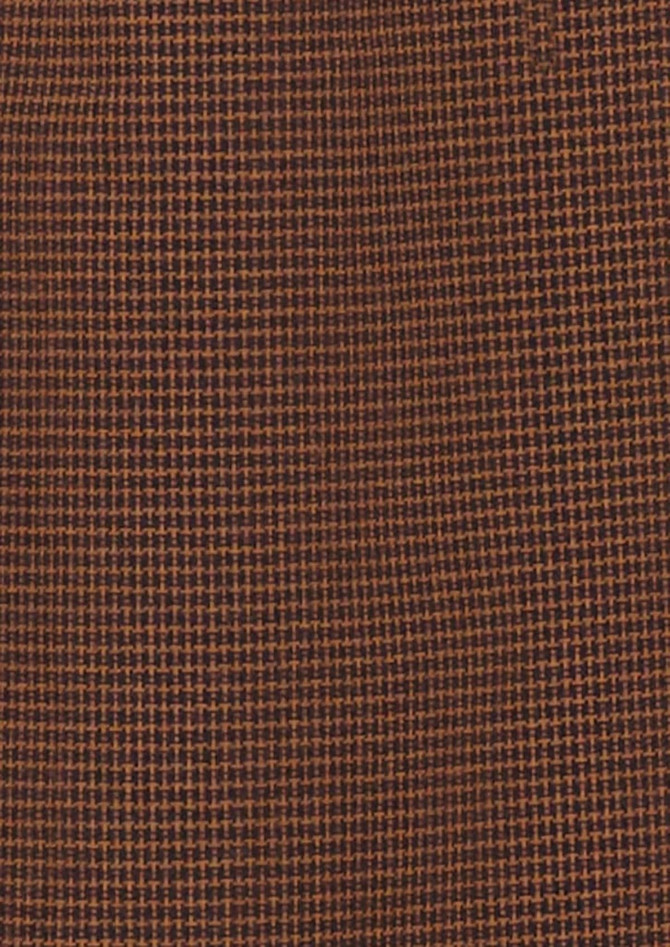 A textured fabric in a warm brown tone, featuring a grid pattern. The material is suitable for button-up shirts.