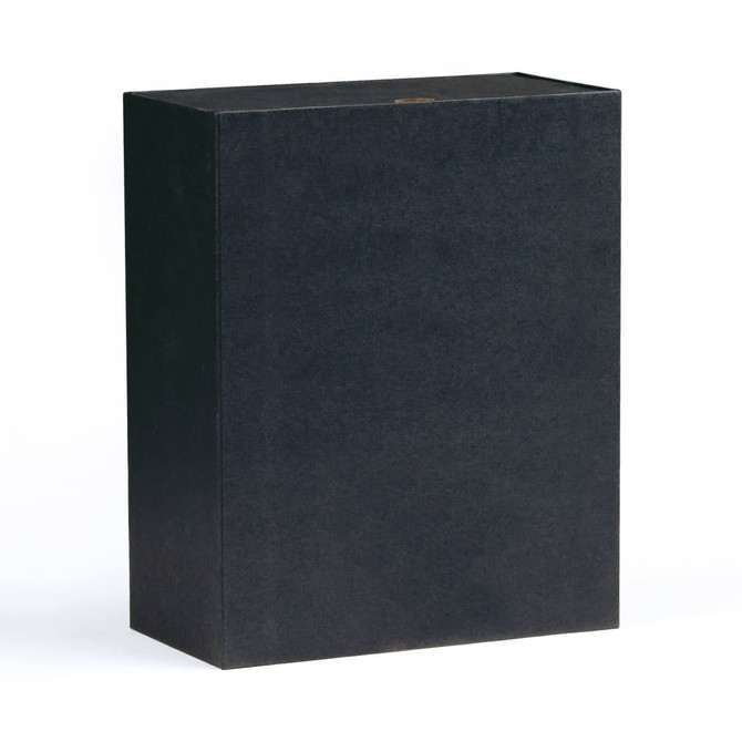 A black packaging box for the Festa Wine Glass Set, with a simple and elegant design.