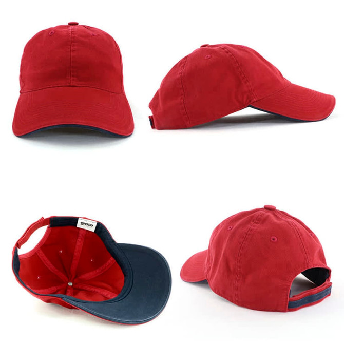 Enzyme Washed Cap with Sandwich