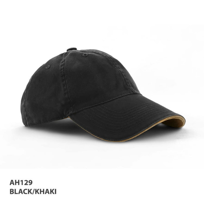 Enzyme Washed Cap with Sandwich