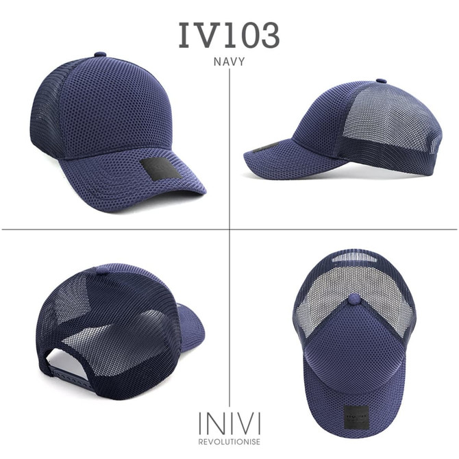 INIVI SEAMLESS 2 PANEL 3D MESH CROWN/MESH - SNAPBACK
