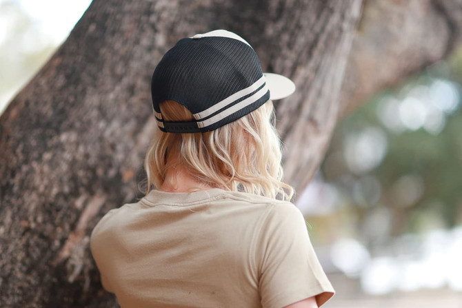 INIVI SEAMLESS SIDE AND BACK PANEL POLYCOTTON/MESH - SNAPBACK