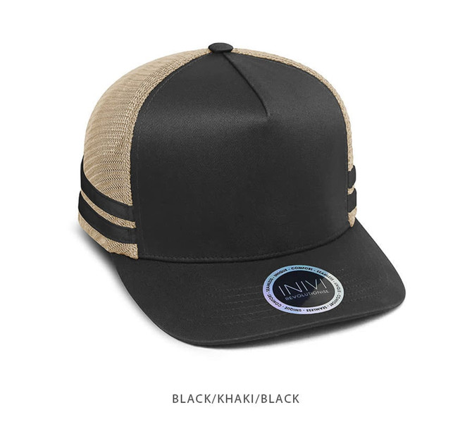 INIVI SEAMLESS SIDE AND BACK PANEL POLYCOTTON/MESH - SNAPBACK