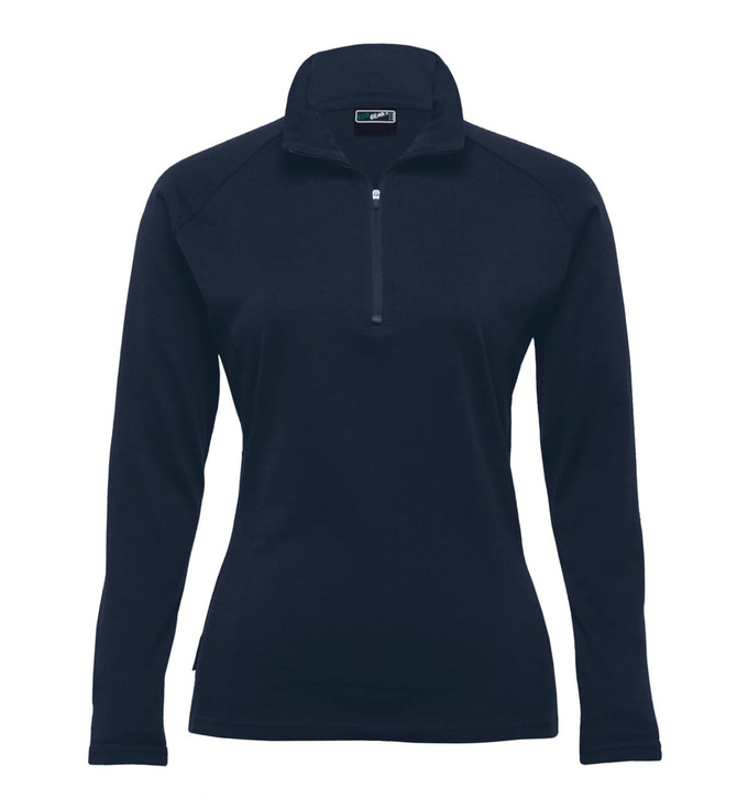 Merino Zip Pullover - Womens