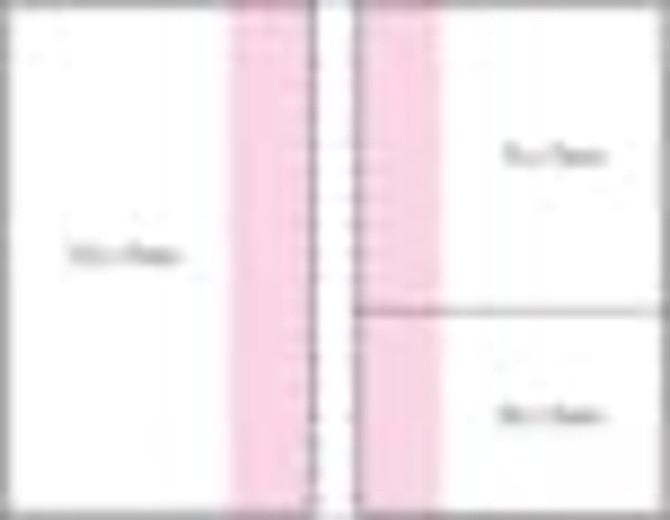 A pink and white printed pad featuring a combination design with sections for notes and lists. It has a logo.