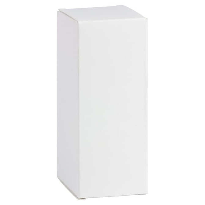 A white box with a rectangular shape, suitable for packaging products such as power banks.