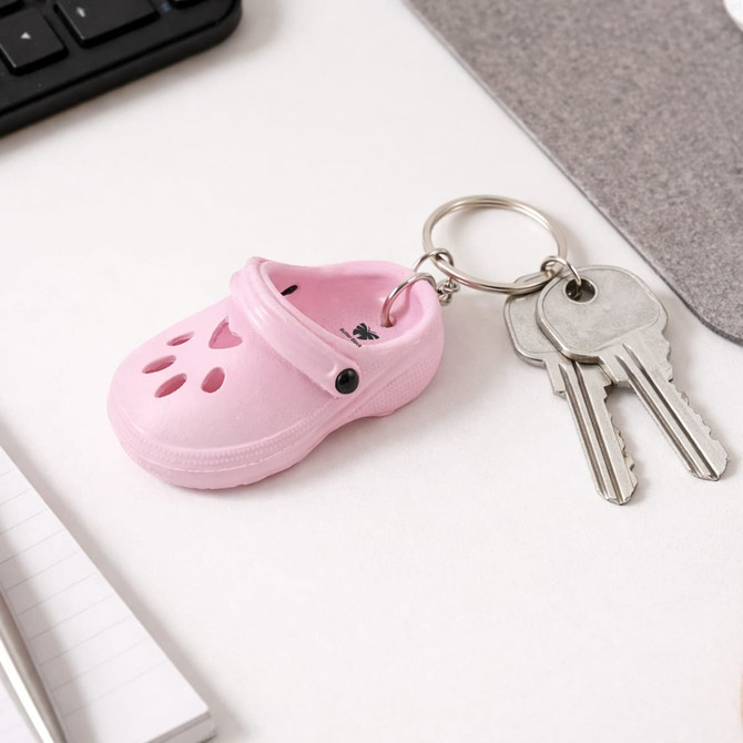 Paw Shape Clog Shoe Keyring