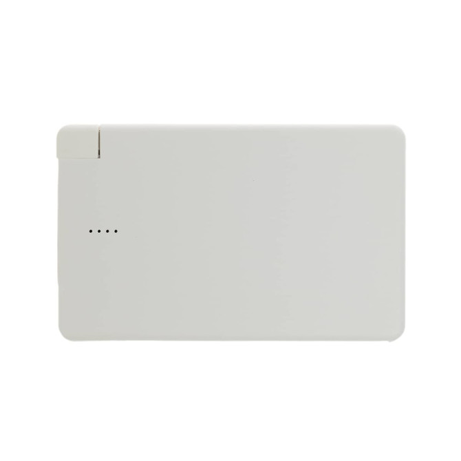 A power bank with a sleek, minimalist design, featuring a capacity of 10,000mAh and indicator lights.