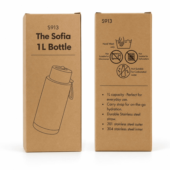 A brown paper packaging with a smooth, curved shape, containing an unseen product inside.