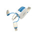 3-In-1 Metal Retractable Charging Cable