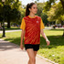 Women's 100% Polyester Sublimated Tee Shirt