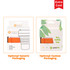 A collapsible silicone coffee cup in orange, featuring eco-friendly branding and packaging options.
