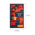 A decorative Chinese red envelope featuring floral and lantern designs in shades of red, gold, and blue.
