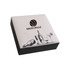 A black and silver box featuring various drink illustrations and a logo, suitable for promotional use.