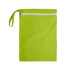 A bright green Cosi Wet Bag with a zip closure and a handle.