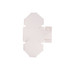 An octagonal kraft box template in a light brown colour, featuring a simple design and a foldable structure.