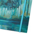 A5 notebook with a full-colour abstract cover and a turquoise elastic band. Features a branding logo.