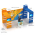 4m Straight Tension Fabric Display Wall