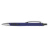 A B-52 Pen in blue plastic with a silver clip and accents. The pen features a textured grip for comfort.