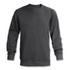A classic unisex sweatshirt in dark grey with long sleeves and a crew neckline. Features a branding logo.