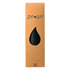 A drink bottle in a sleek black finish, presented in a brown cardboard box with a logo. Capacity of 720ml.