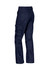 A pair of women's rugged cargo pants in navy blue, featuring multiple pockets and a relaxed fit.