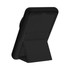 A black magnetic power bank stand with a 5000 mAh capacity, featuring a foldable stand at the back.