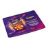 A mouse mat featuring a vibrant purple design with Doritos branding and imagery of a snack bag.
