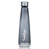 A drink bottle in a sleek grey design with a metallic top and a logo visible on the body.
