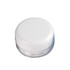 A screw-lid mint jar with a white top and clear body, containing sugar-free lollies.