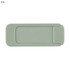 A grey security webcam cover with a sliding design for privacy protection. It features a sleek and minimalist shape.