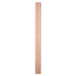 A wooden carpenter pencil, featuring a rectangular shape and a natural wood finish. It has a logo on it.