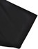 A black short-sleeve polo shirt featuring a sustainable poly/cotton blend and a contrasting detail.