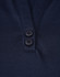 A navy polo shirt featuring a two-button placket and subtle textures, with a logo on the fabric.