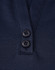 A navy blue lightweight polo shirt featuring a button-up collar and two black buttons. Includes a logo.
