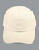 A washed polo sandwich cap in a light cream colour with a logo displayed on the front.