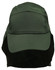 A green poly cotton legionnaire hat with a wide brim and a neck flap. It features a logo on the front.
