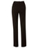 Women's low rise trousers in black, featuring a sleek design and a subtle logo at the back.