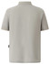 A grey men's polo shirt featuring a standard collar and short sleeves. It has a logo on the front.